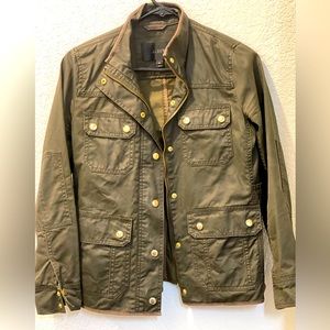 Green J Crew Jacket, size Small, in good condition.